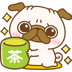 PUG Communicate feelings sticker