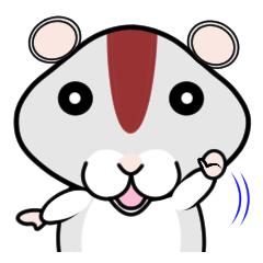 Uncle HamHam (hamster) Sticker [Eng]