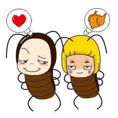 Cockroach couple