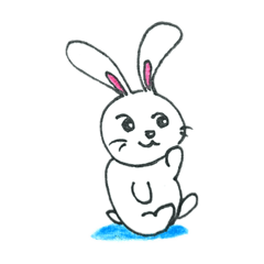 Happy Rabbit Rara emotional