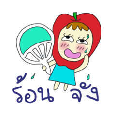 Fruits girl applee (Thai version)