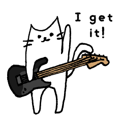 Guitarist of cat [English]
