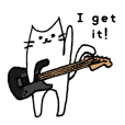 Guitarist of cat [English]