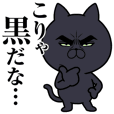 目ヂカラ★にゃんこ【黒猫】