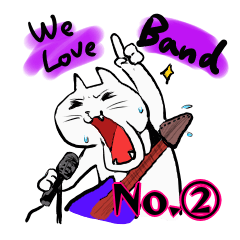 Band sticker by coffee & sugar 2