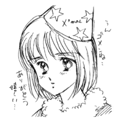 あったか手書きの少女漫画スタンプ Line スタンプ Line Store