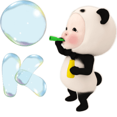 Pop Up Panda Towel Line Stickers Line Store