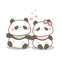 Taki and Ari Lovely Pandas