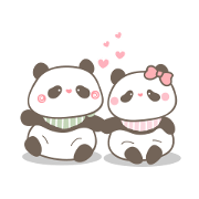 Taki and Ari Lovely Pandas