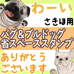 Sakiho Pug & Bulldog Space saving