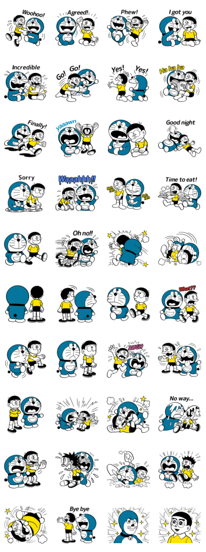 Doraemon Stickers (On-Naji!)