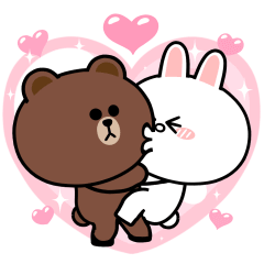 HyperRabbit x BROWN & FRIENDS :Love Love