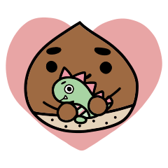 Chestnut Kuri-kun Happy Valentines Day