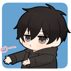 Low tension couple sticker5 -BOY-