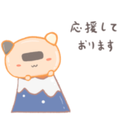 可愛い海苔猫-日常会話スタンプ(日本語)