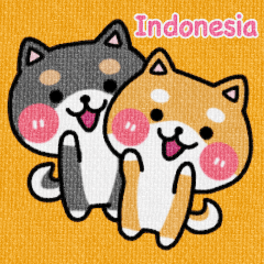 Shiba Inu Porute 5 sticker Indonesian
