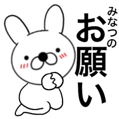 Name rabbit Minatu