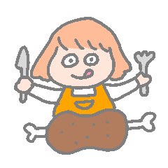 幸せな女の子や動物たち Line スタンプ Line Store