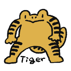 Tiger-Takashi Sticker