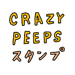 "CRAZY PEEPS" STICKERS