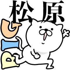 Pretty kitten MATSUBARA Sticker [BIG]