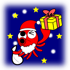 クリスマスたこです Line スタンプ Line Store