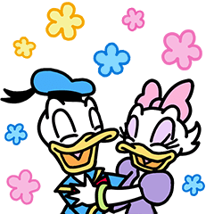 Donald & Daisy Big Stickers