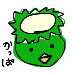 Japanese monster stamps