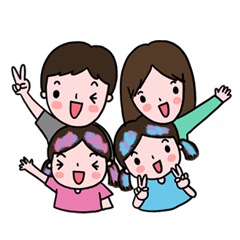 Little Twin Kids : Happy Family