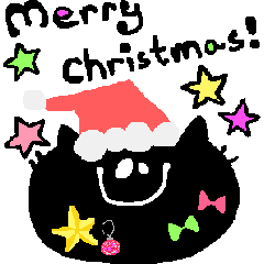 黒猫シャンティのクリスマス＆お正月