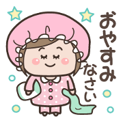 Petite and cute housewife sticker 1