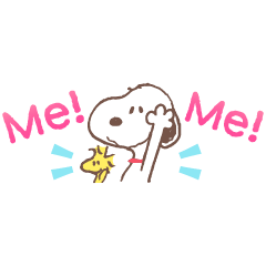 【英文】Snoopy Small Stickers