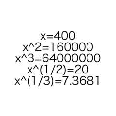 Power and Root of Number 10