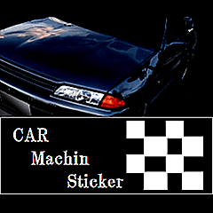 CAR Machin Sticker type1