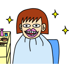 99% Ugly girl's animated stickers 3