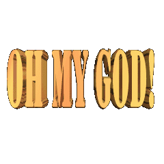 3D animation TEXT. oh my God!01