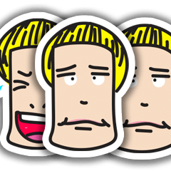 Faces Sticker by kookland