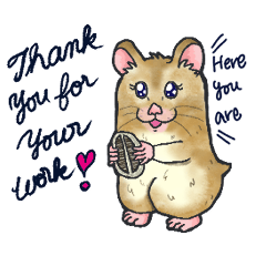 Cute Hamsters Daily Use (English ver.)