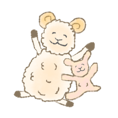 Sheep and rabbit japan