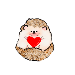 Cute lovely hedgehogs by Okyankopon