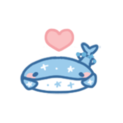 星海鯨魚 - 可愛星鯨貼圖 (2022版本)