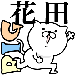 Pretty kitten HANADA Sticker [BIG]