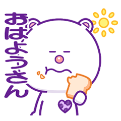 Kansai dialect Bear Sticker