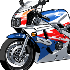 400ccスポーツバイク5(車バイクシリーズ)