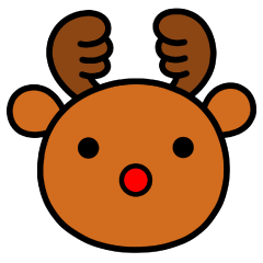 Caribou (Reindeer) Sticker