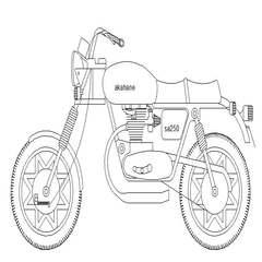 バイクの絵 Line スタンプ Line Store