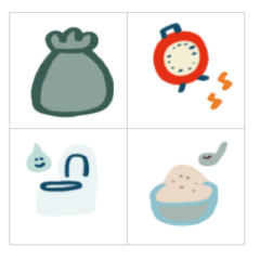 一天的SOP小圖案貼紙!