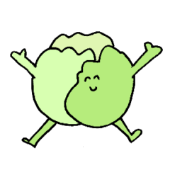 cabbage sticker