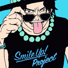 One Piece Smile Up Stickers Line Stickers Line Store