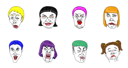 FUNNY FACES 1